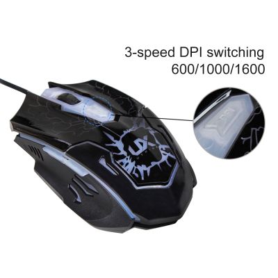 3 Colour LED Backlit  Gaming Keyboard Mouse Set