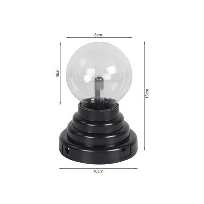 Glass Plasma Ball Sphere Lightning Light Lamp