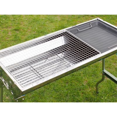 Stainless Steel Charcoal BBQ Grill