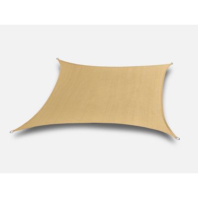 TOUGHOUT Shade Sail Rectangle 3m x 4m - DESERT SAND