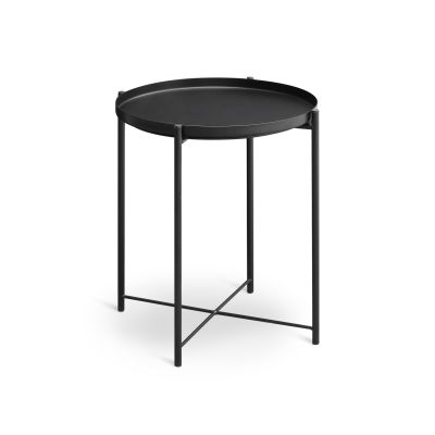 Ellison Round Side Table Coffee Table - Black