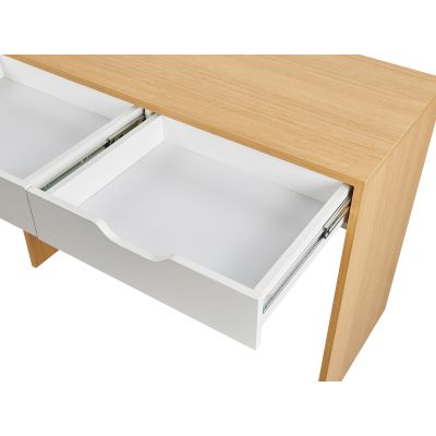 Schertz 100cm Computer Desk - Oak