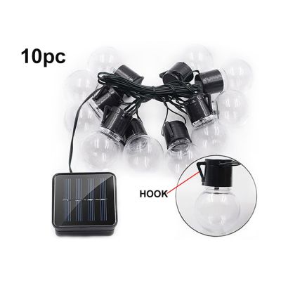 10LED Outdoor Garden Solar Globe String Lights Bulbs