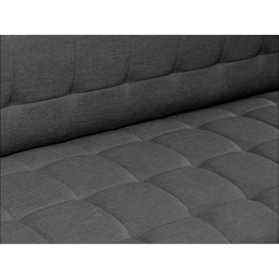 Colorado 3 Seater Sofa Bed Futon with Chaise - Dark Grey