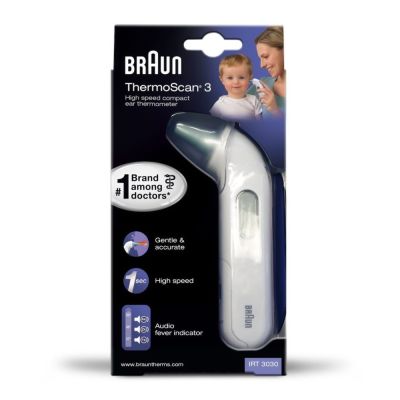 Braun ThermoScan 3 Infrared Ear Thermometer IRT3030