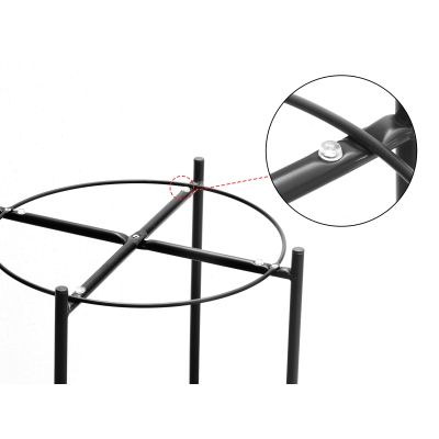 Ellison Round Side Table Coffee Table - Black