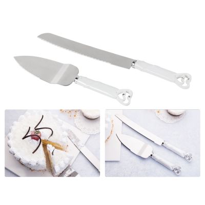 Wedding Cake Knife And Server Set