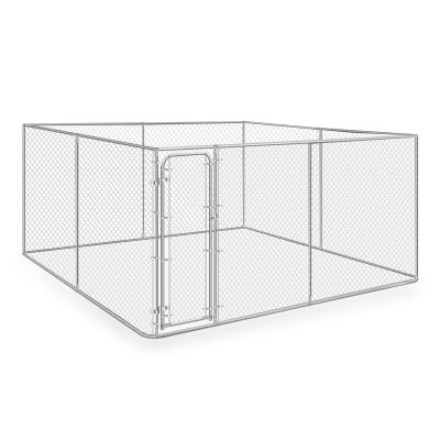 Bingo Dog Kennel and Run 4 x 4 x 1.83m