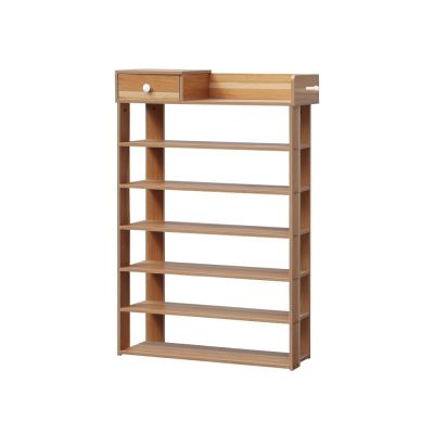 PUKAKI 7 Tiers Shoe Rack Organiser Shelf - OAK