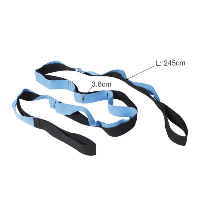 Multi-Grip Yoga Stretching Strap Flexibility Stretch loop Belt