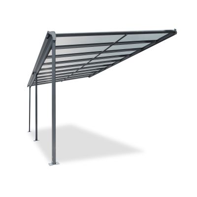 Toughout Patio Canopy Roof 5.57m x 3m - Charcoal Grey