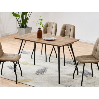 CECIL Dining Table Rectangle 120x70cm - WALNUT