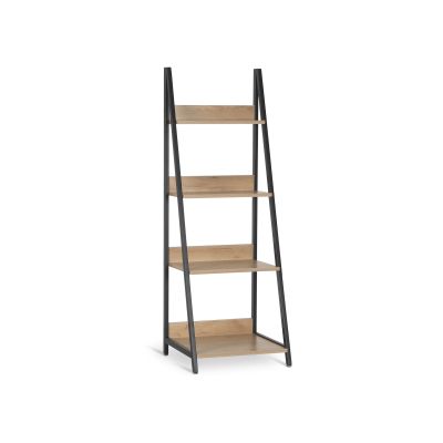 ONEGA 4 Tier Ladder Shelf - OAK