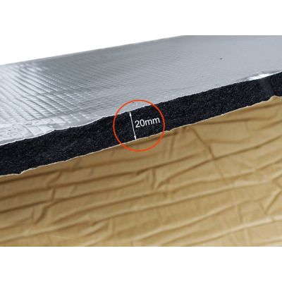 20MM Car Exhaust Muffler Heat Sound Deadener Insulation Mat