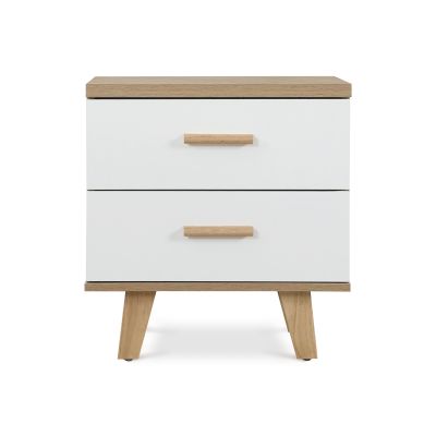 Alton Bedroom Storage Package with Tallboy 6 Drawers - Natural + White
