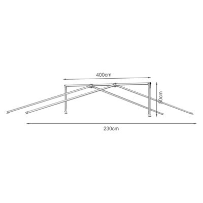 Bingo Dog Kennel 4m x 2.3m Roof