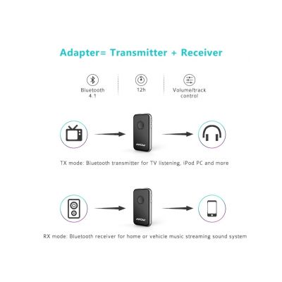 Mpow 2 in 1 Bluetooth 4.1 Dual Link Receiver and Transmitter