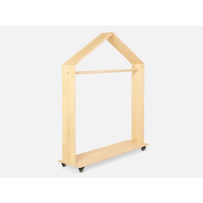 VOLTA Kids House Clothing Rack - OAK