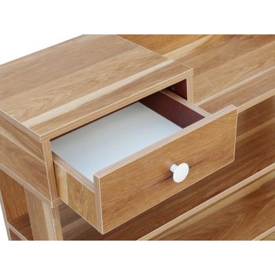 PUKAKI 7 Tiers Shoe Rack Organiser Shelf - OAK