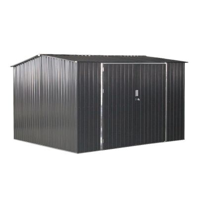 TOUGHOUT Garden Shed 2.97M x 3.12M x 2.05M Charcoal Grey