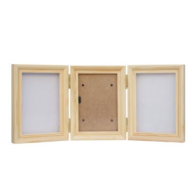Baby Handprint and Footprint Clay Photo Frame Kit - NATURAL