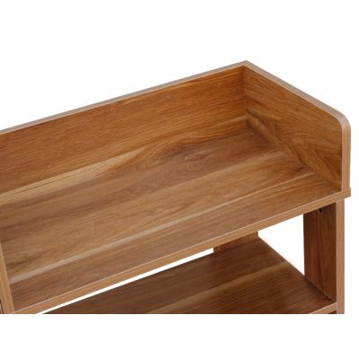 PUKAKI 6 Tiers Shoe Rack Organiser Shelf - MAPLE