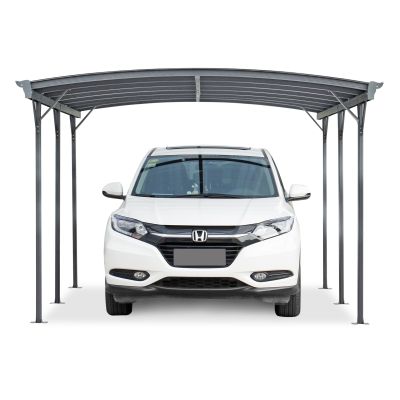 Toughout Patio Carport Canopy Curved Roof 5.06m x 3m