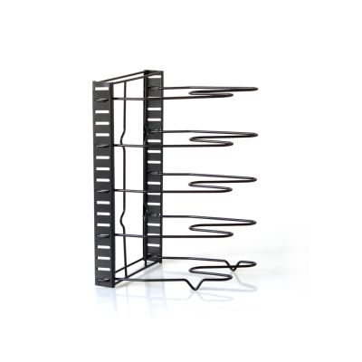 5 Tier Adjustable Pan Organizer Rack Pot Cookware Lid Holder