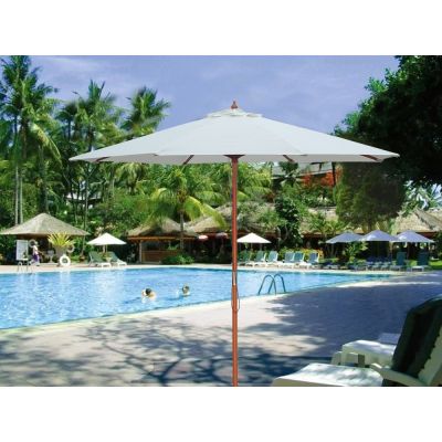 Outdoor Garden Patio Market Sun Umbrella - CREAM