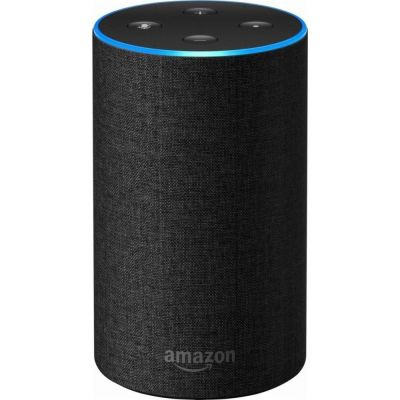 Amazon Echo 2nd Generation Smart Bluetooth Speaker - Charcoal Black