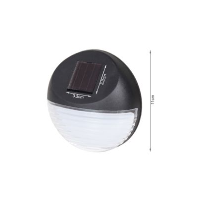 LED Solar Outdoor Fence Light Wall Lamp 4PCS