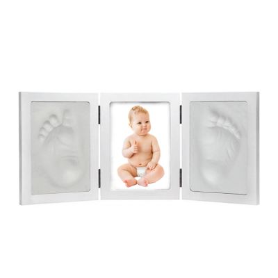 Baby Handprint Footprint Clay Photo Frame Kit