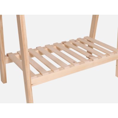 PEIPUS Wooden Clothes Rack - OAK