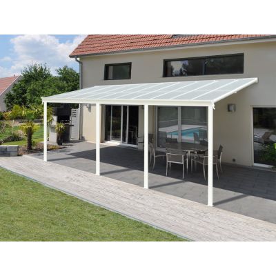 TOUGHOUT Patio Canopy Roof 6.18M x 3M - WHITE