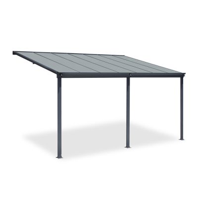 Toughout Patio Canopy Roof 4.4m x 3m - Charcoal Grey