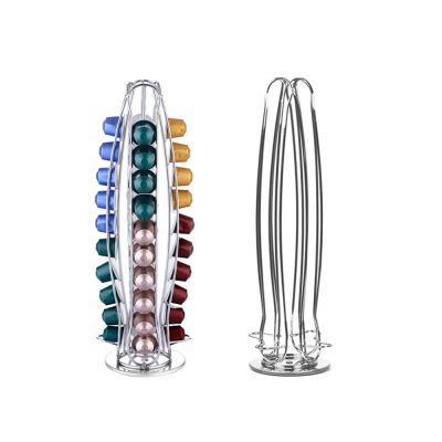 Nespresso 40 Pods Rotating Coffee Capsule Holder Stand Rack