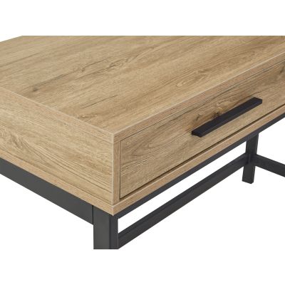 Lennox 120cm Computer Desk - Dark Oak