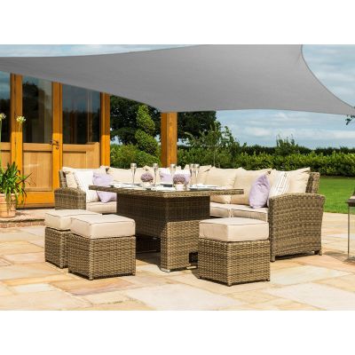 TOUGHOUT Shade Sail Rectangle 3m x 4m - GREY