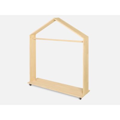 VOLTA Kids House Clothing Rack - OAK