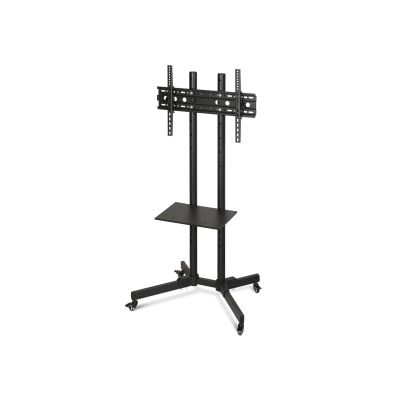 Mobile TV Stand with Wheels Height Adjustable 32