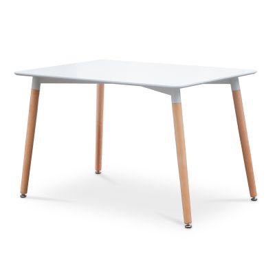 Sana Dining Table Rectangle 120 x 80cm - White