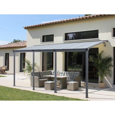 Toughout Patio Canopy Roof 6.18m x 3m - Charcoal Grey