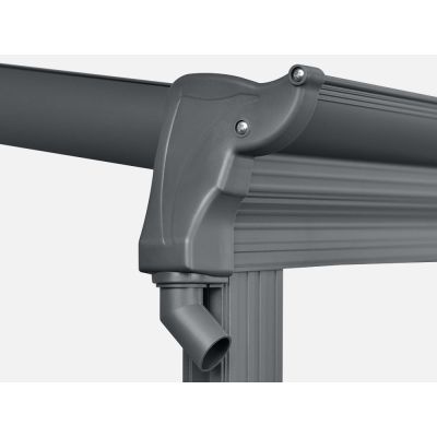 Toughout Patio Canopy Roof 6.18m x 3m - Charcoal Grey