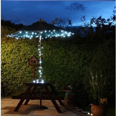 200 LED Lights Solar Outdoor String Lights 45M - WHITE