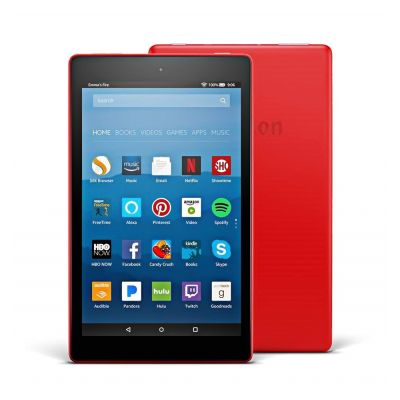 Amazon Kindle Fire HD 8'' 32GB Tablet with Alexa 7th Gen - Red