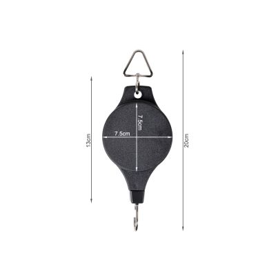Retractable Pulley Plant Hanger Hanging Basket Hooks 2PCS