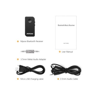 Mpow Bluetooth 4.1 Audio Receiver Dual Link AUX Adapter