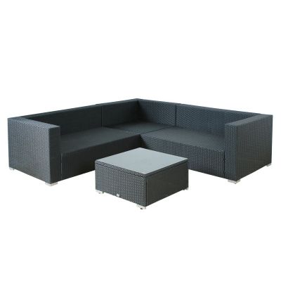 BetaLife Rattan Outdoor Sofa Set 4PCS