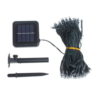 200 LED Lights Solar Outdoor String Lights 45M - WHITE