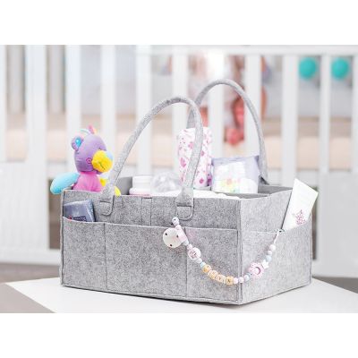 Nappy Bag Baby Diaper Caddy Organiser Shower Basket